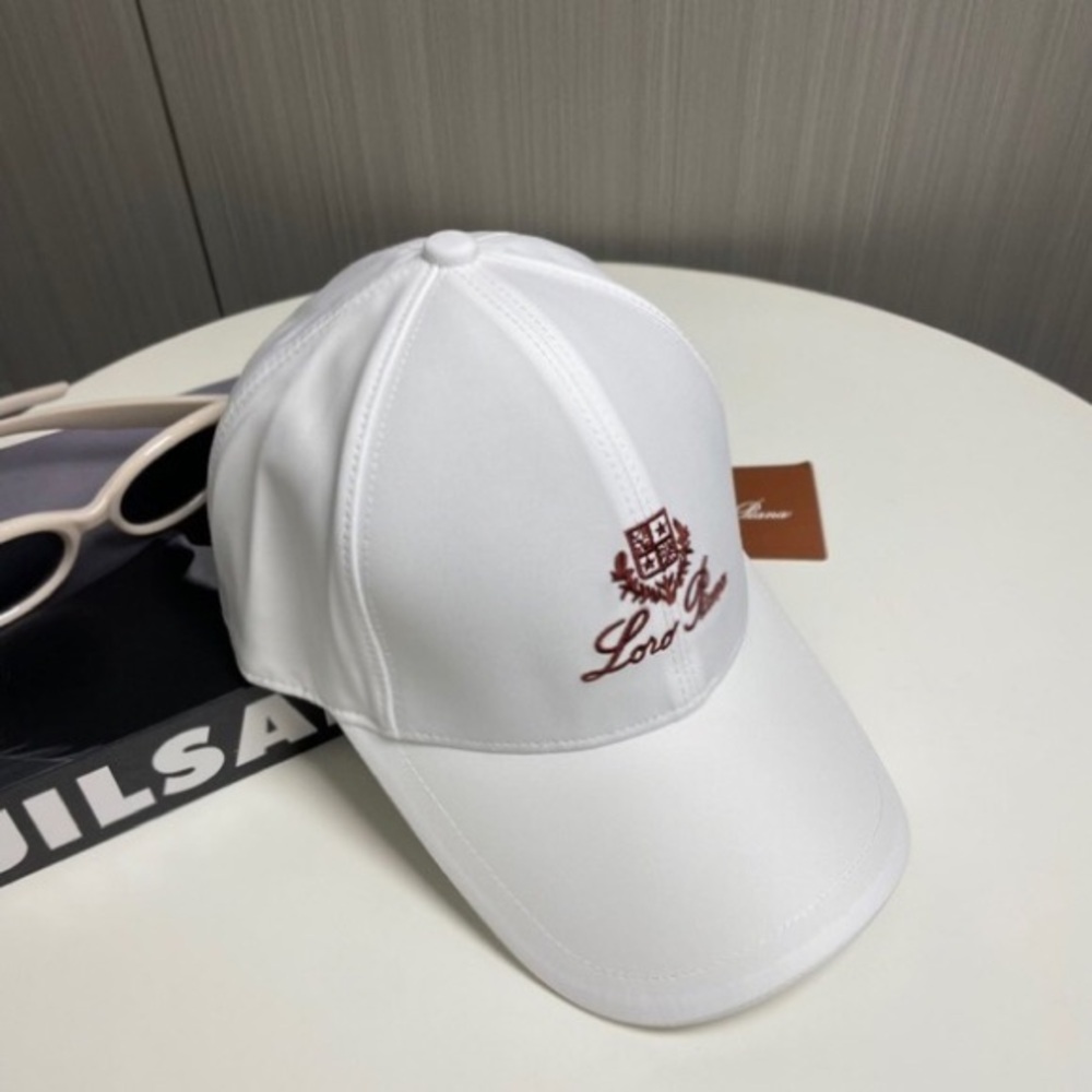 Loro Piana white baseball cap - Picture 5 of 8